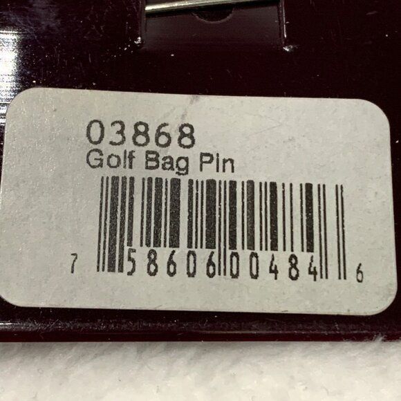 Vintage Pin Art Spoontiques Pewter Golf Bag Brooch Pin - Picture 3 of 3